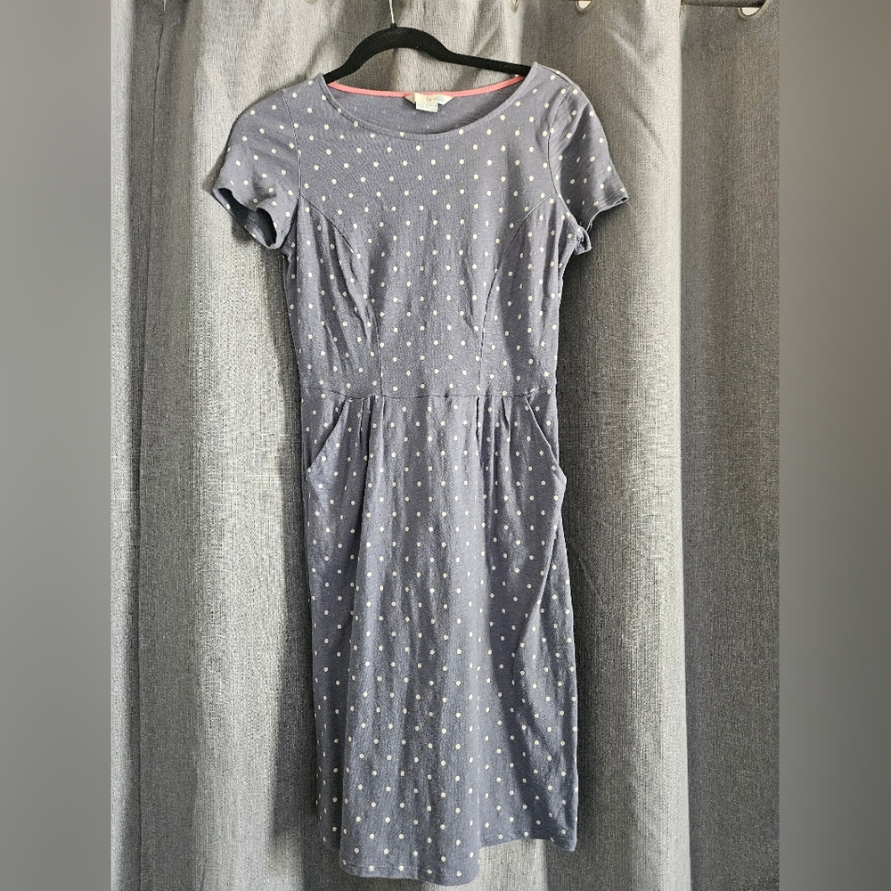 Boden Phoebe Dress Heather Gray